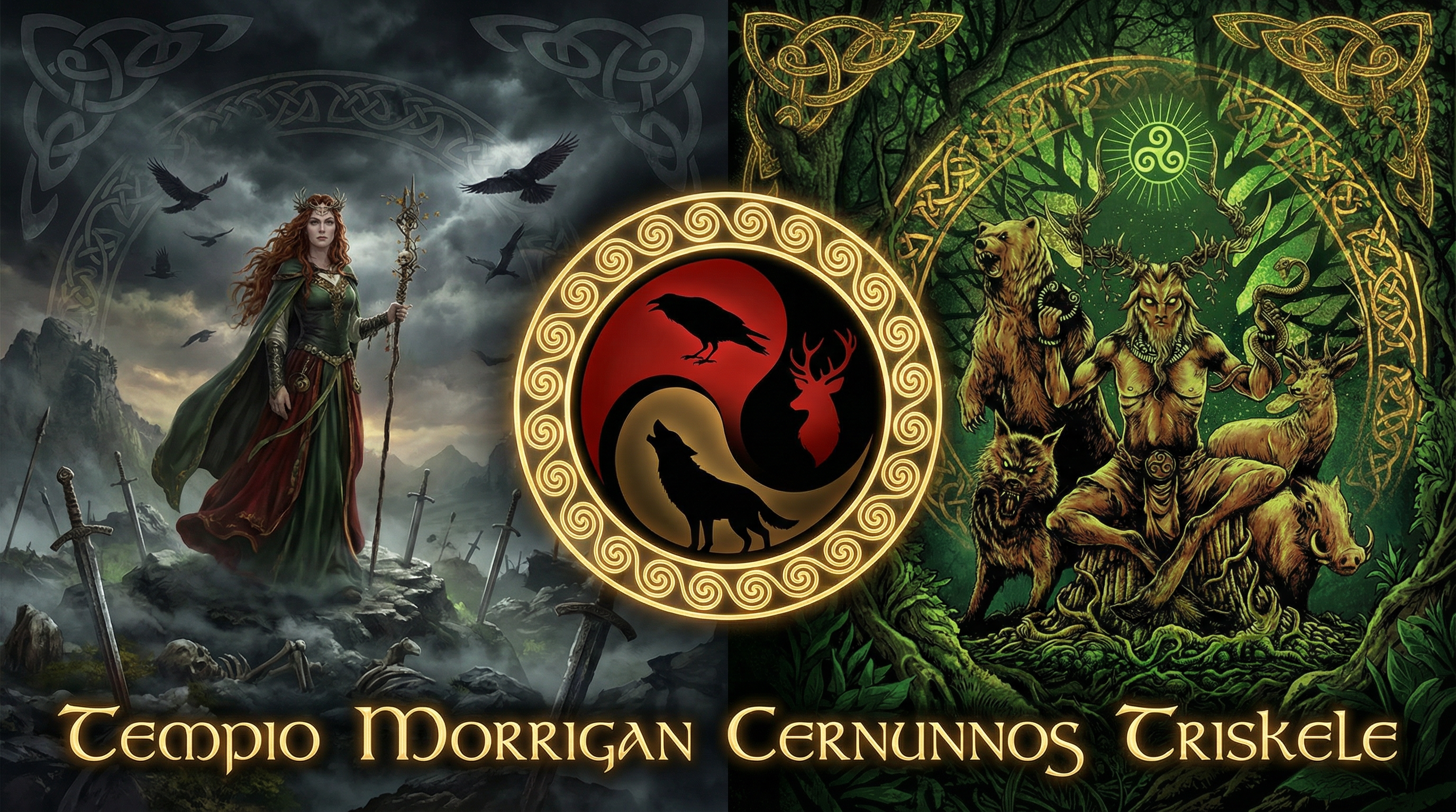 Tempio Morrigan Cernunnos Triskele