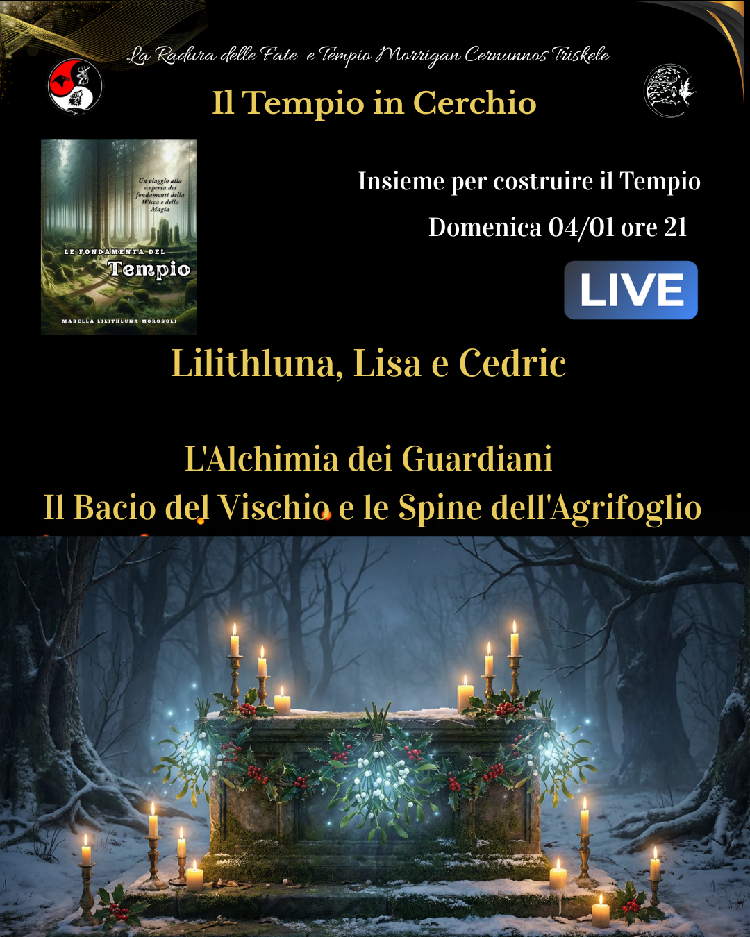 L'Alchimia dei Guardiani: Il Bacio del Vischio e le Spine dell'Agrifoglio